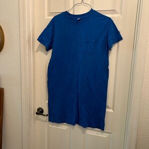 Old Navy Vibrant Blue Women’s T-Shirt Dress